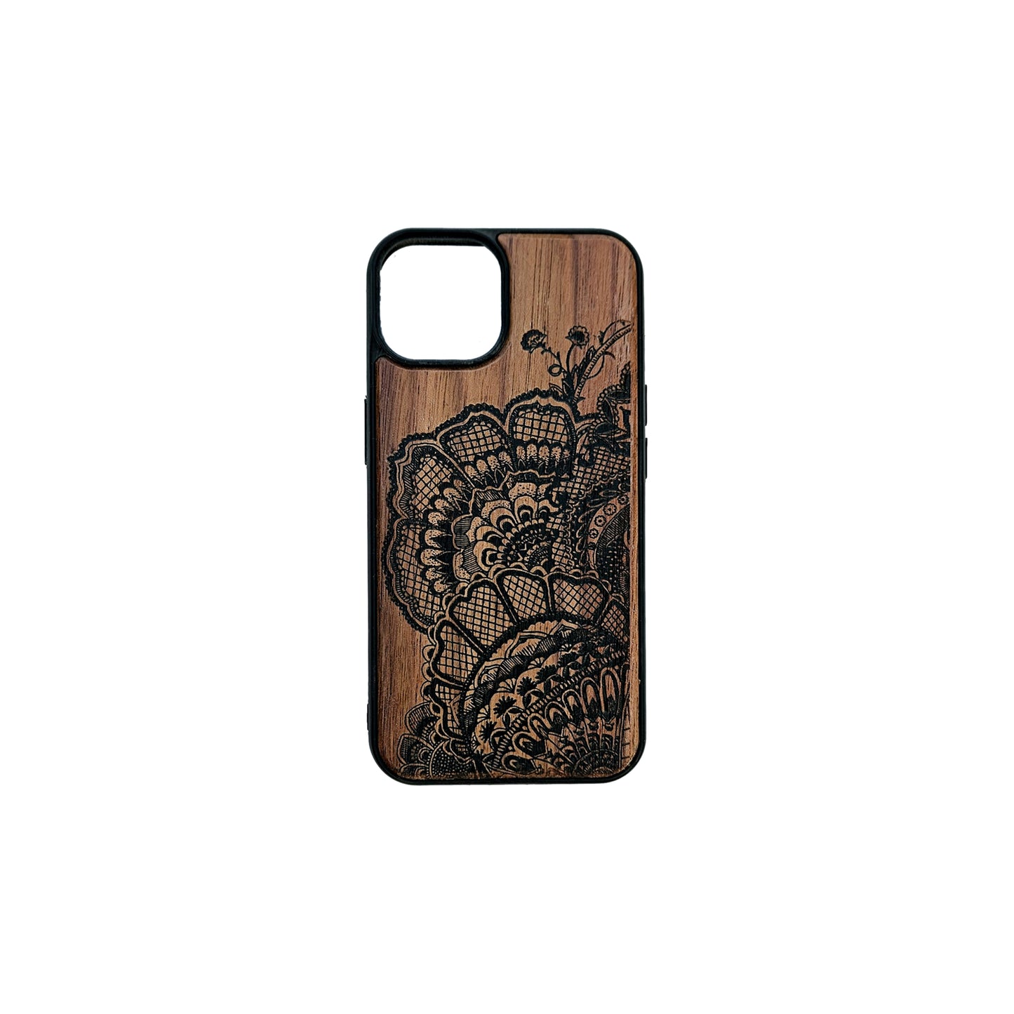 Custom Phone Case - Walnut Wood