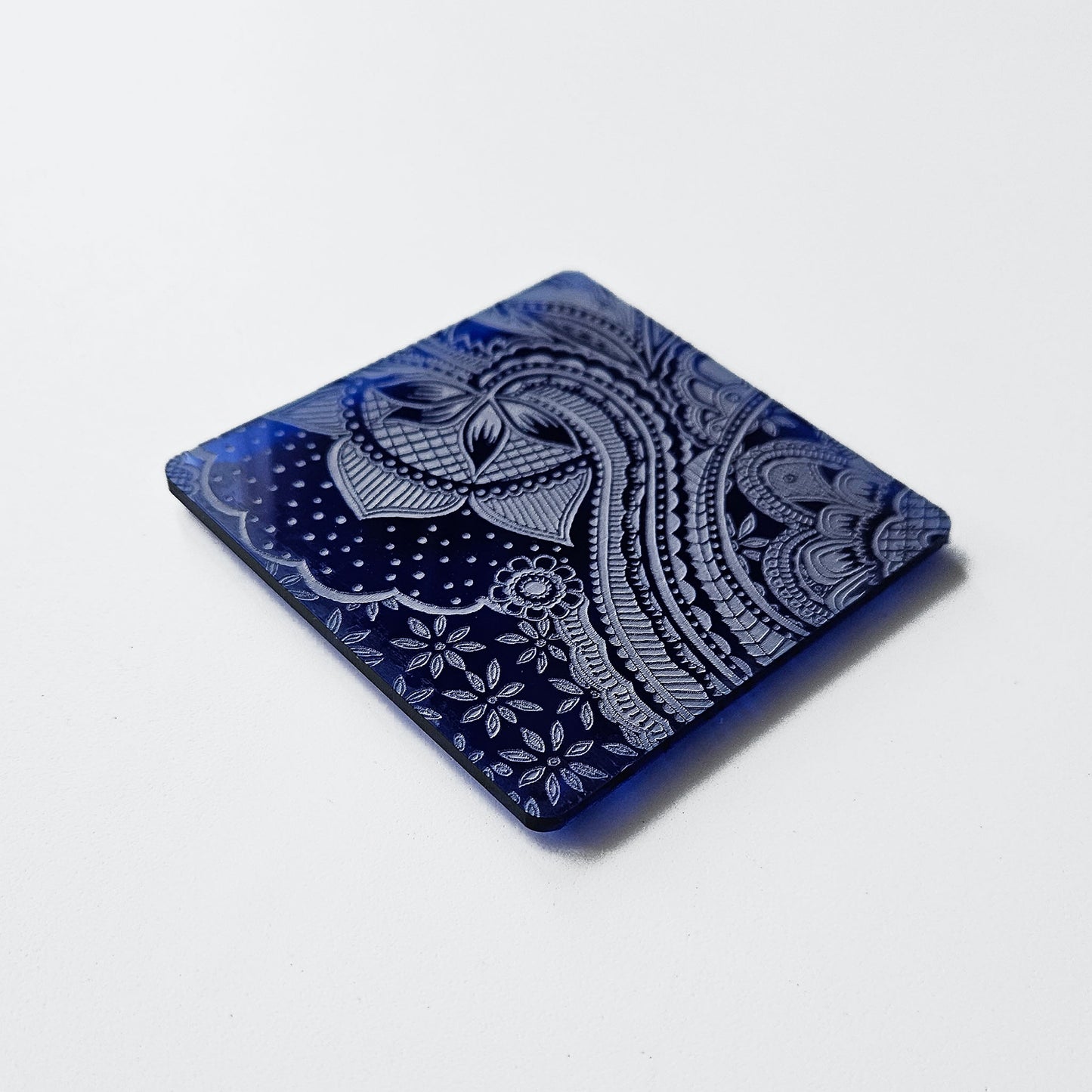 Blue Floral Coasters