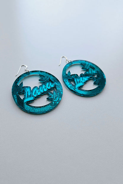 Custom Name Hoops