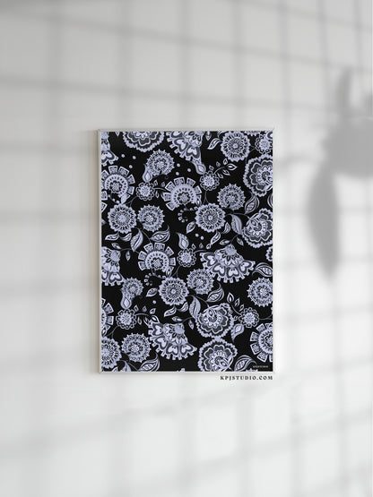 Fineliner Floral Print