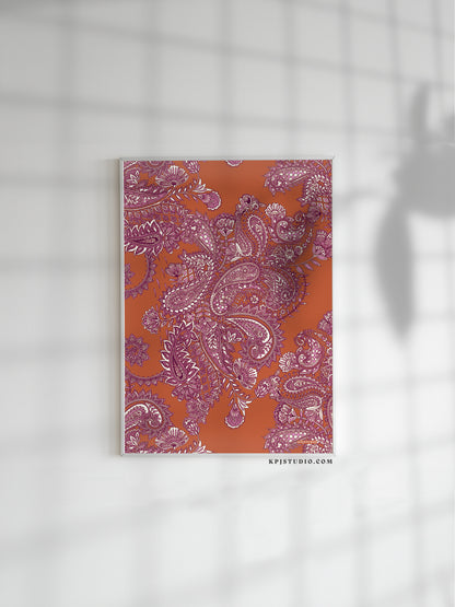 Intricate Paisley Art Print