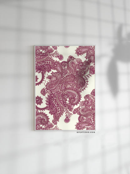 Intricate Paisley Art Print