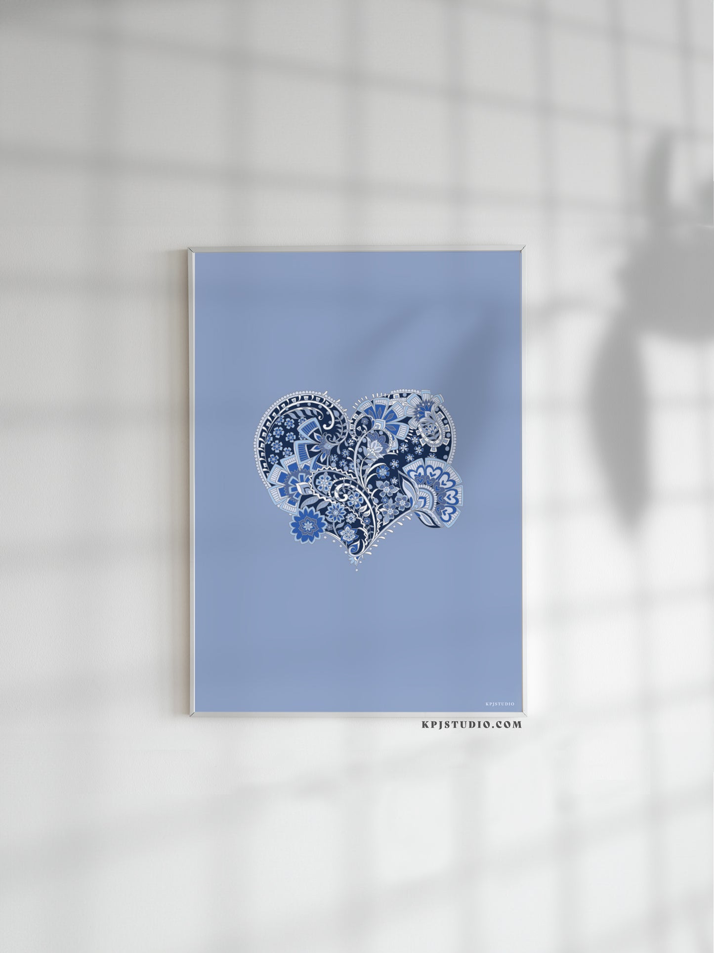 Custom Colour Heart Bouquet Print