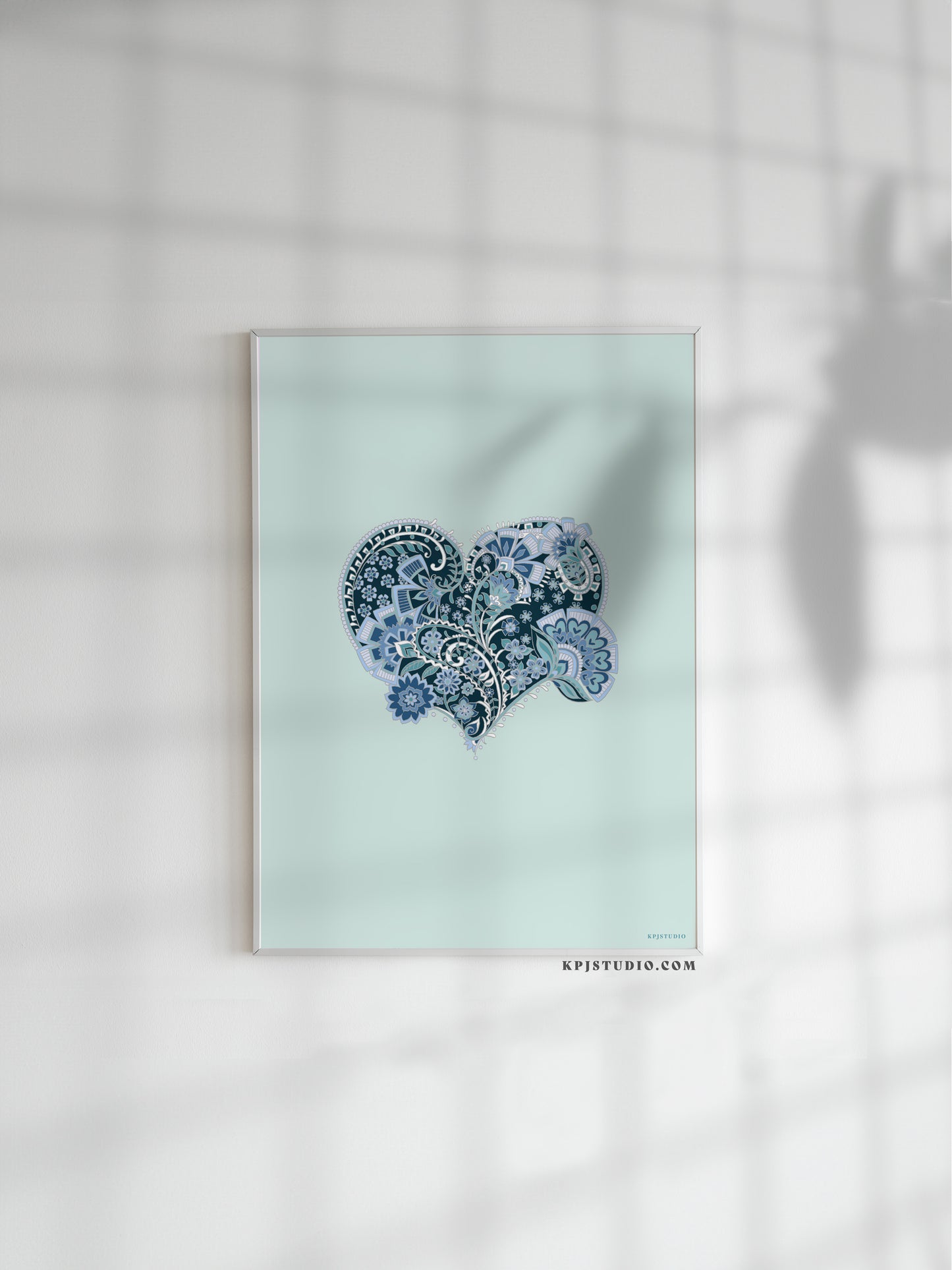 Custom Colour Heart Bouquet Print