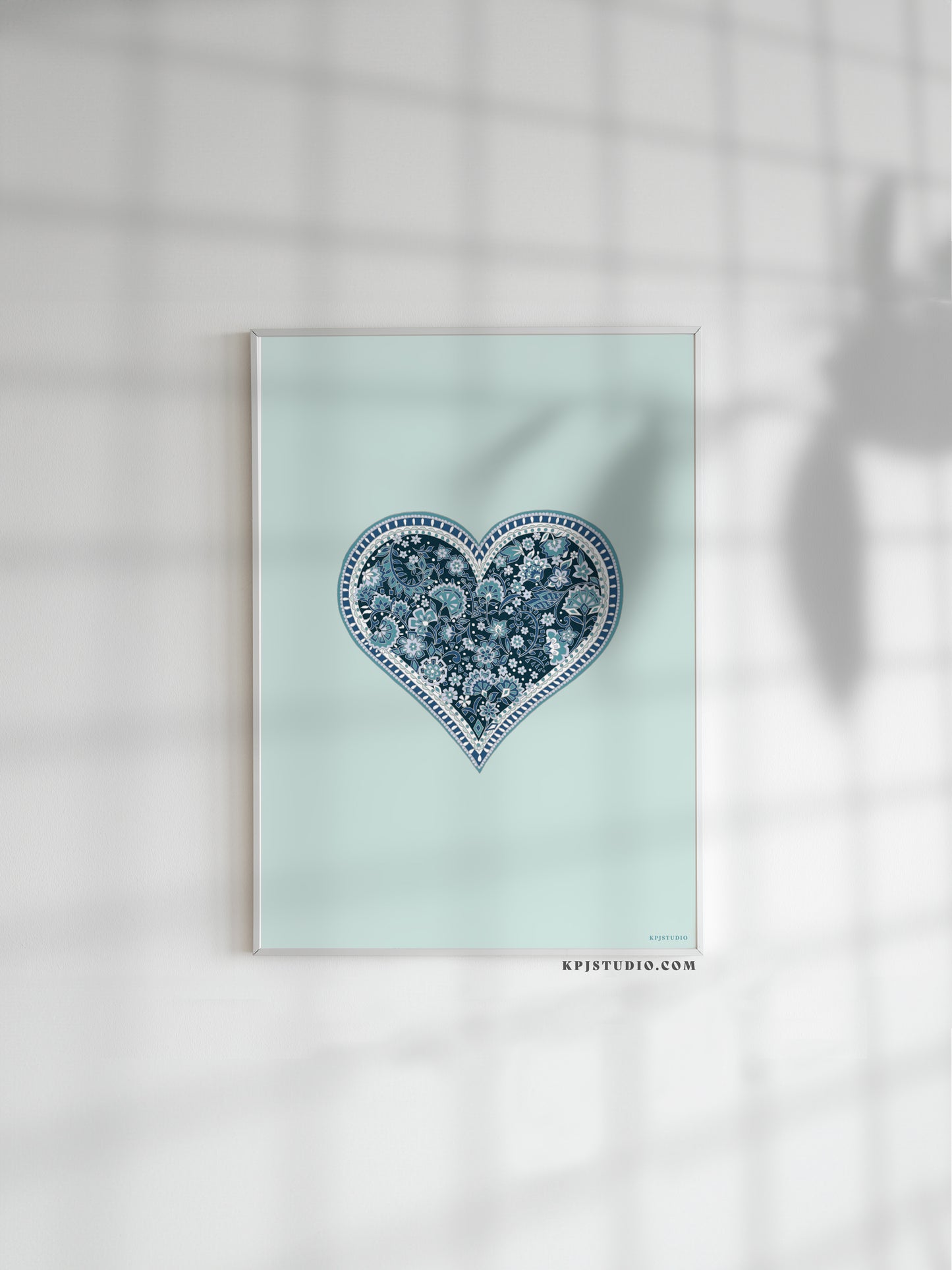 Custom Colour Heart Print