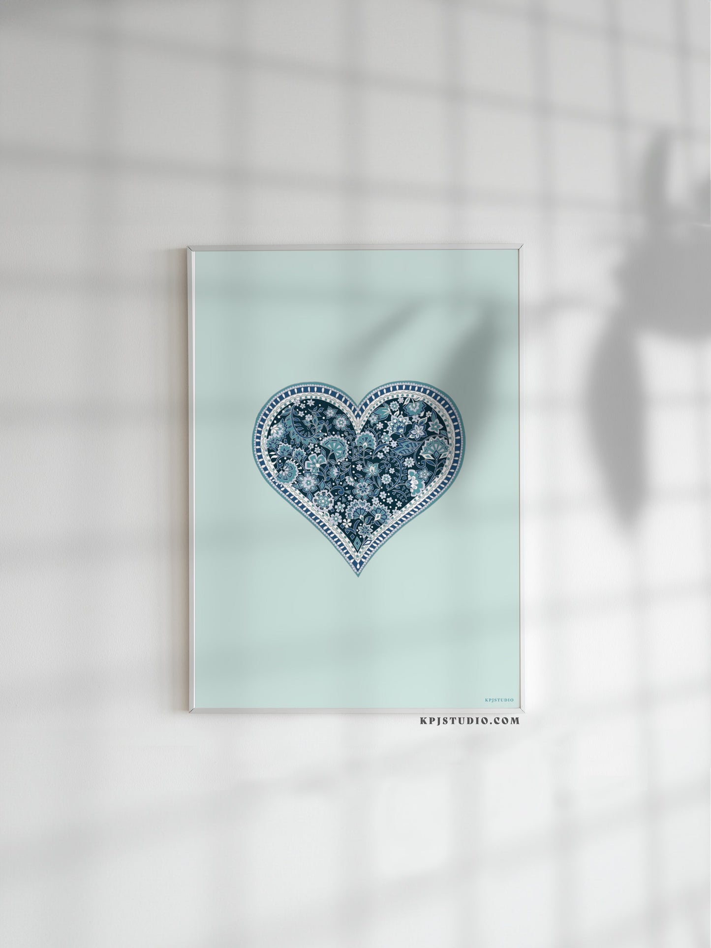 Custom Red Heart Print