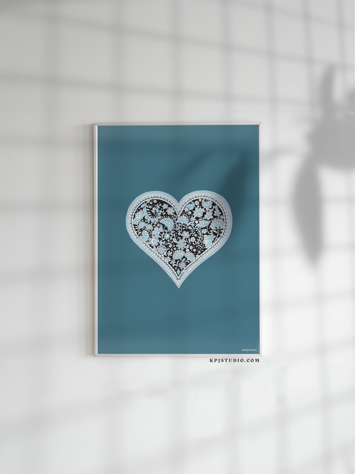 Custom Red Heart Print