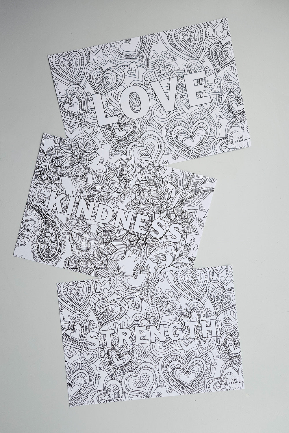 Virtues of Compassion Colouring Pages