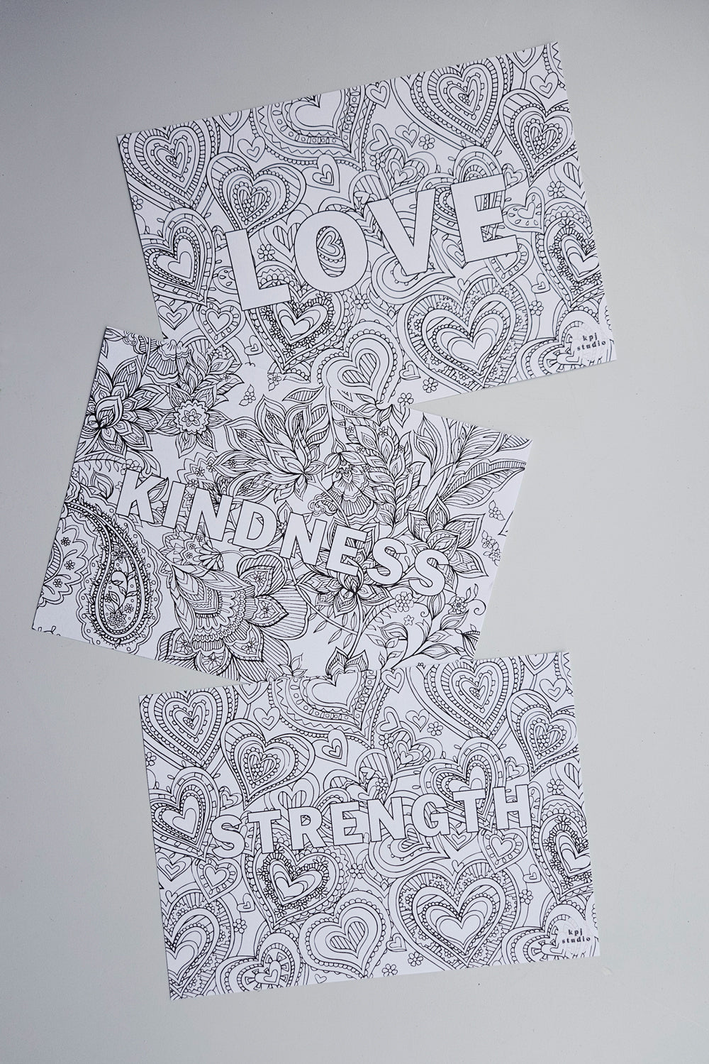 Virtues of Compassion Colouring Pages