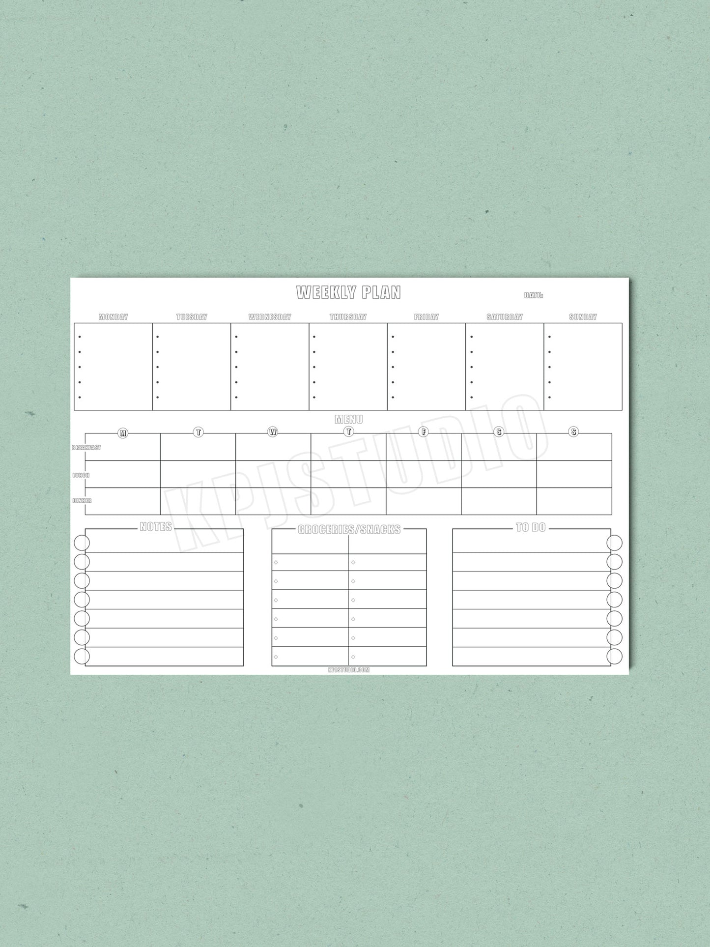Weekly Planner